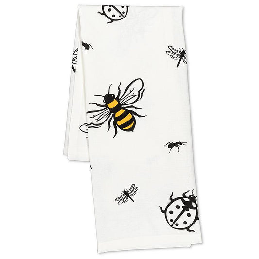 Bee, All Over Insect Tea Towel