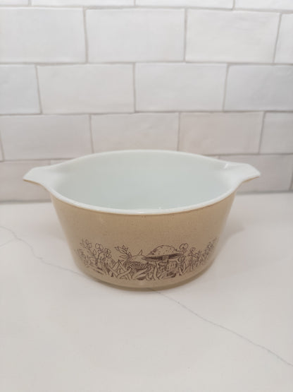 Vintage Pyrex 474 Forest Fancy Cinderella Casserole Dish