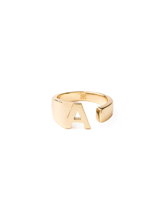 Luxe Sydney Initial Ring