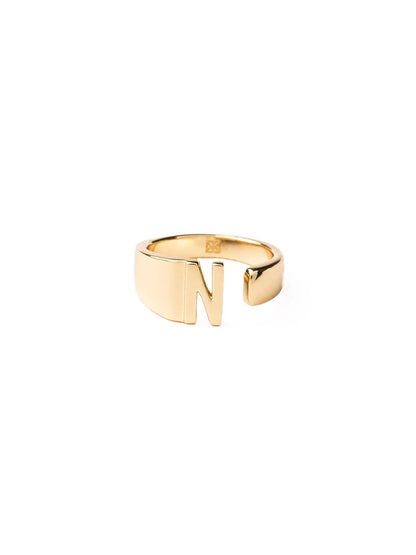 Luxe Sydney Initial Ring