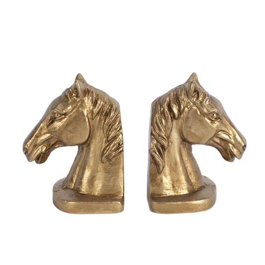 S/2, Iron Horse Head Decorative Bookend Set
