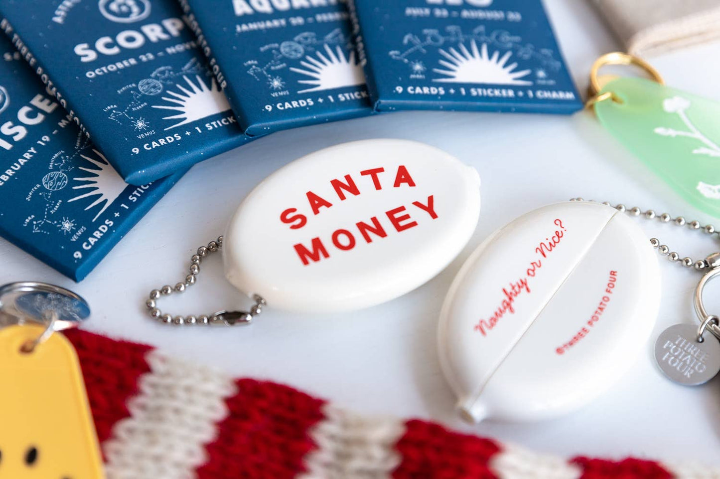 Santa Money Coin Pouch