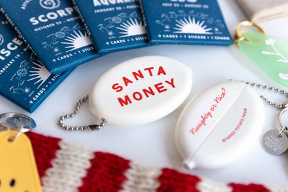 Santa Money Coin Pouch