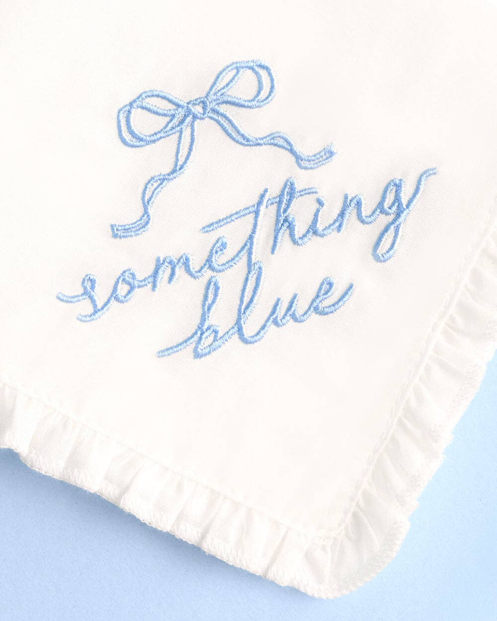 Something Blue Bridal Hanky