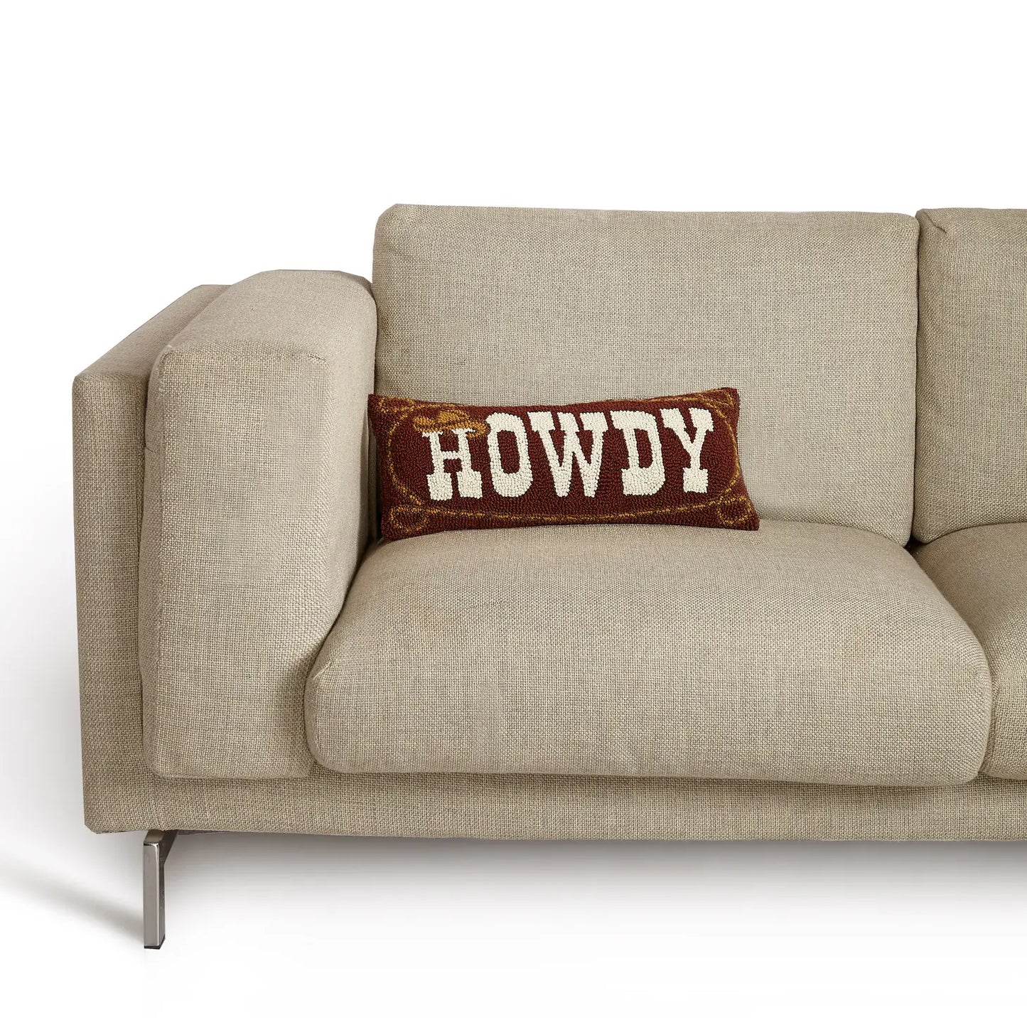 Howdy Cowboy Hook Pillow