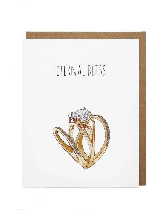Eternal Bliss Engagement Card