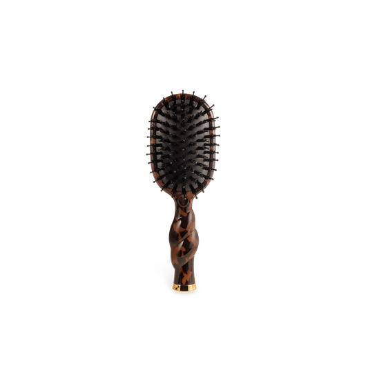 Mini Boar Brush - Tortoise
