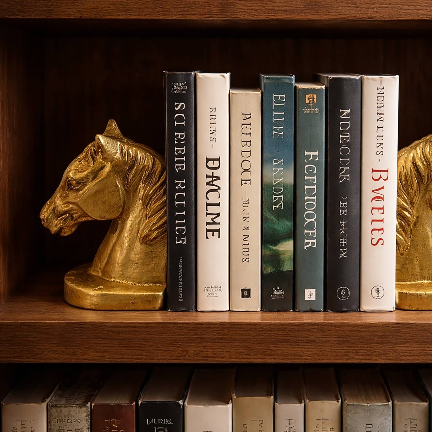 S/2, Iron Horse Head Decorative Bookend Set
