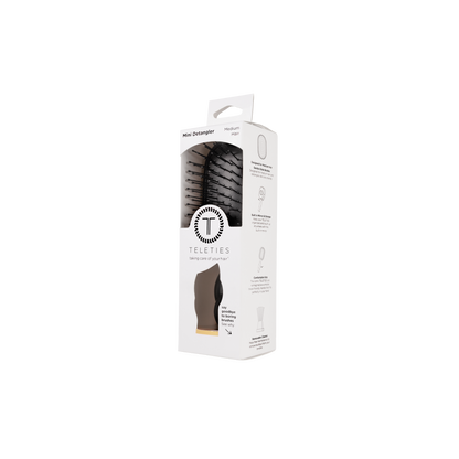 Mini Medium Detangler Brush - Jet Black