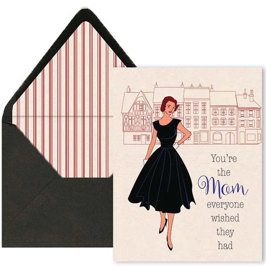 Mothers Day Vintage Fashion Mom Card
