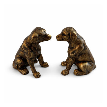 S/2, Iron Dog Decorative Bookend Set, Set of 2