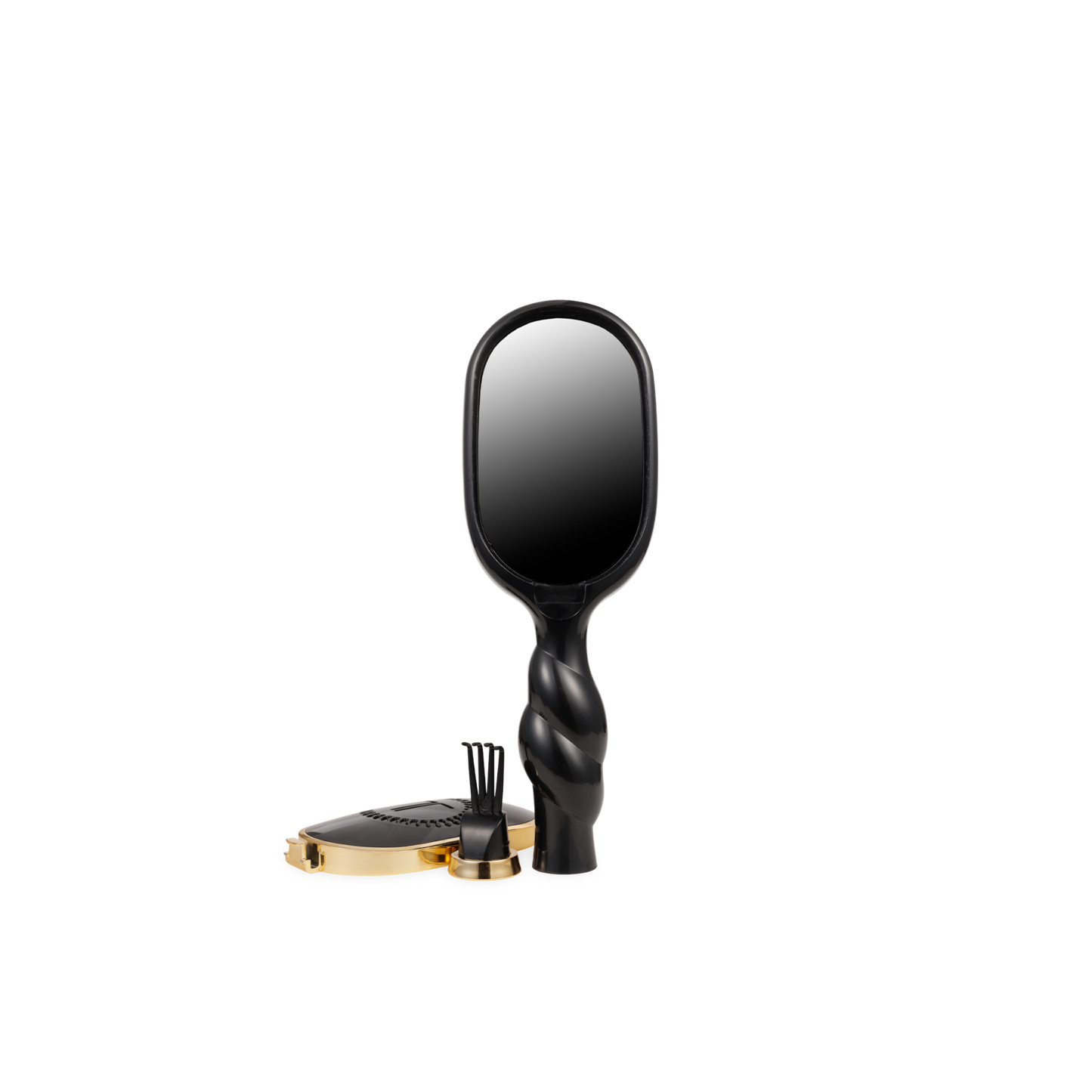 Mini Medium Detangler Brush - Jet Black