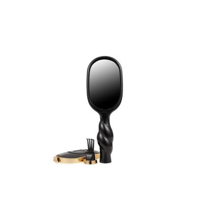 Mini Medium Detangler Brush - Jet Black