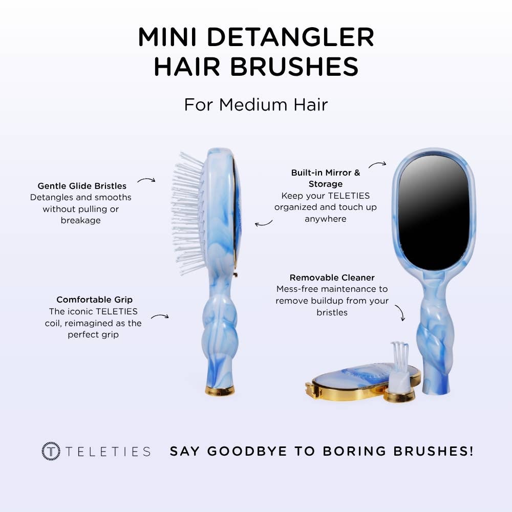Mini Medium Detangler Brush - Tide & True