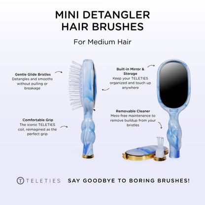 Mini Medium Detangler Brush - Tide & True