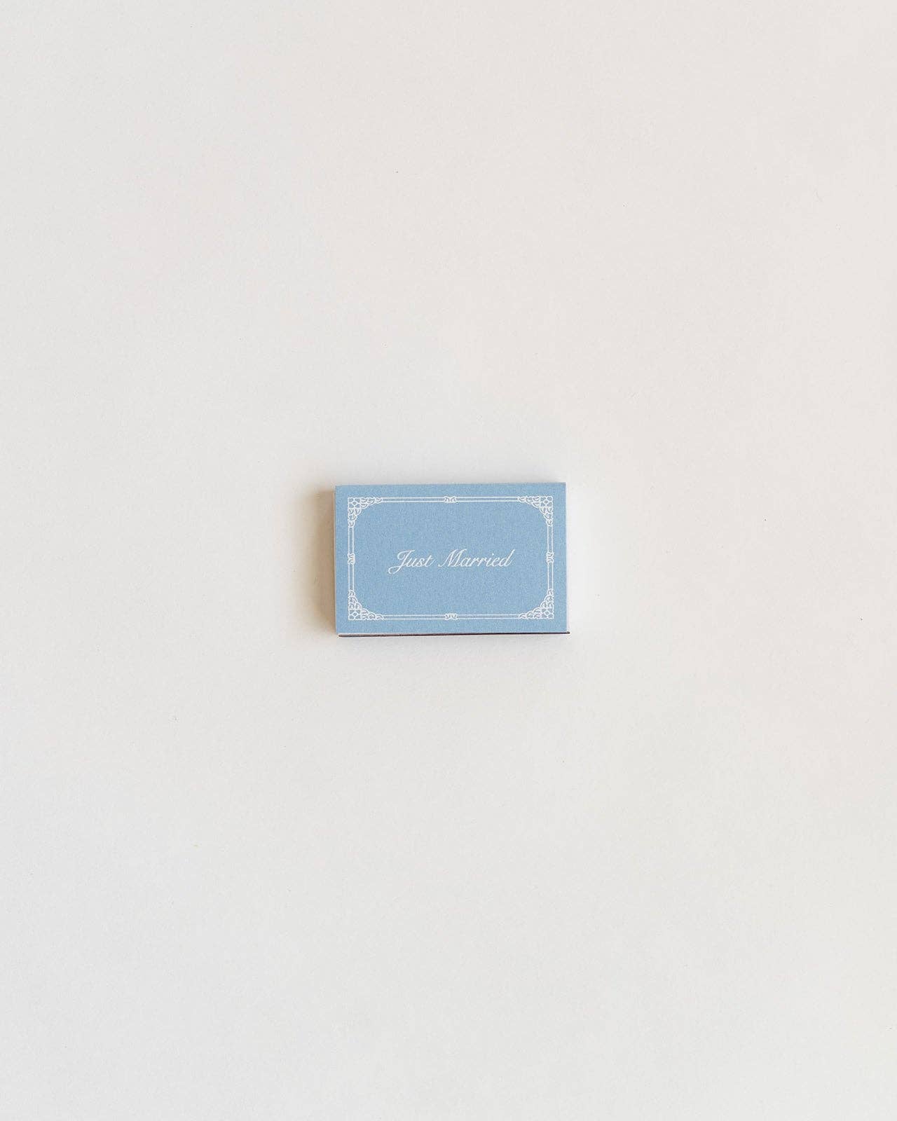 Just Married Matchbox (French Blue)