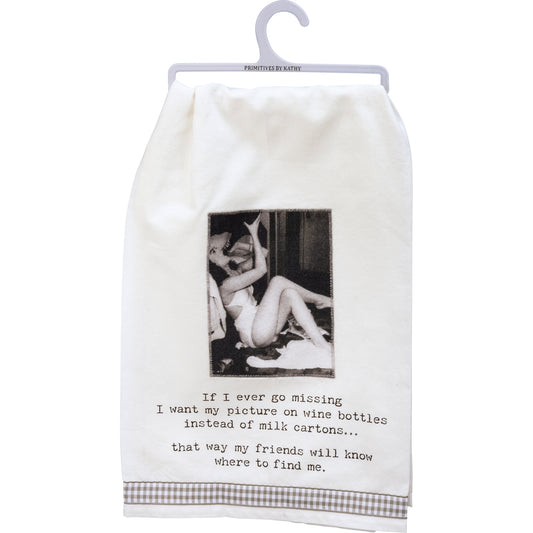 Friends Will Know Where To Find Me Kitchen Towel