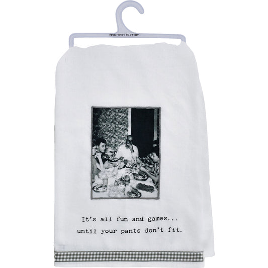 It's All Fun And Games Until Kitchen Towel