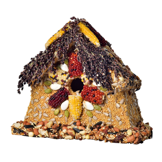 Large Rustic Sparrow Birdhouse