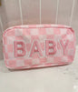 Baby Medium Checkered Pouch