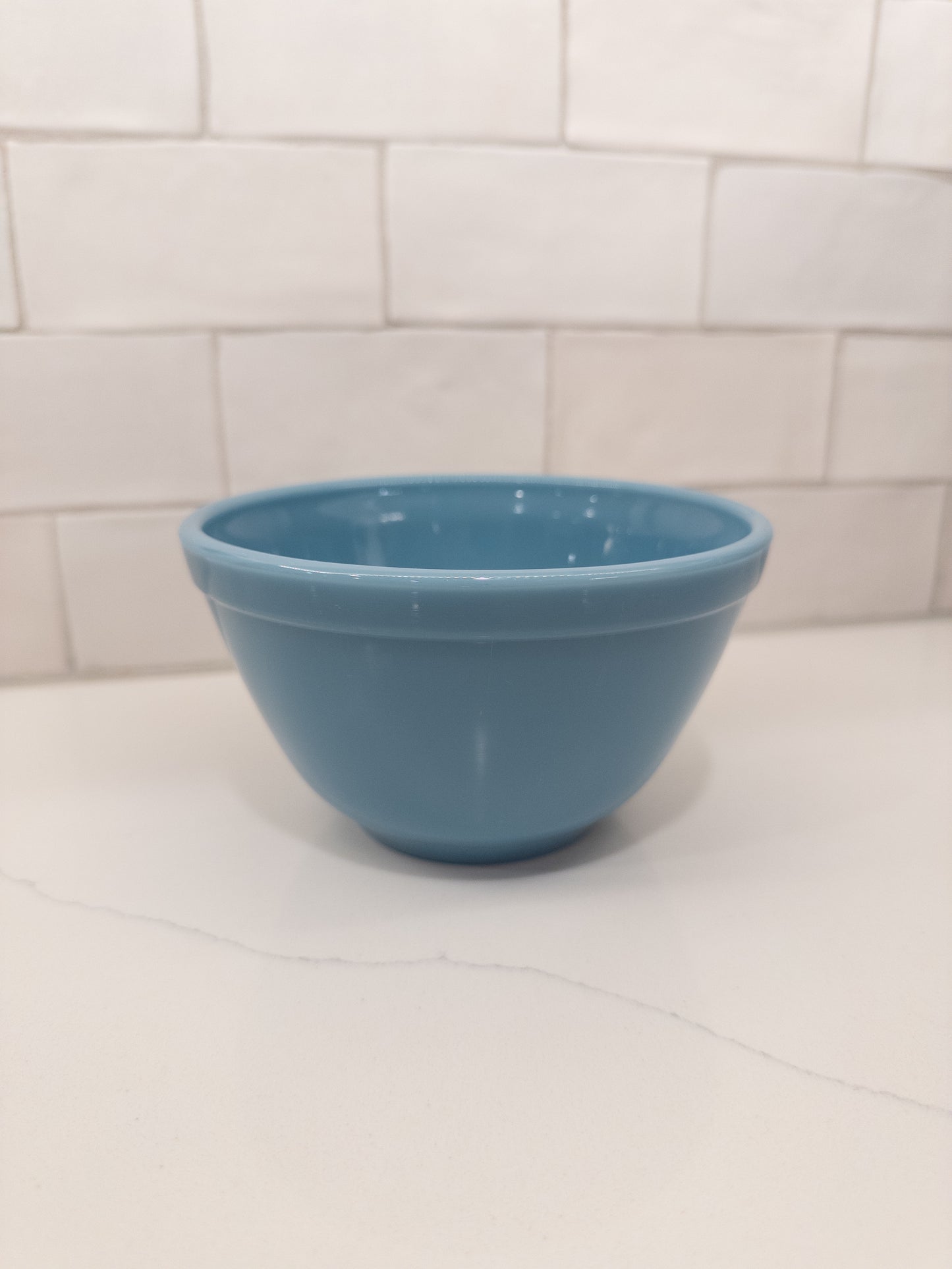 Vintage Pyrex 401 Delphi Blue Mixing Bowl