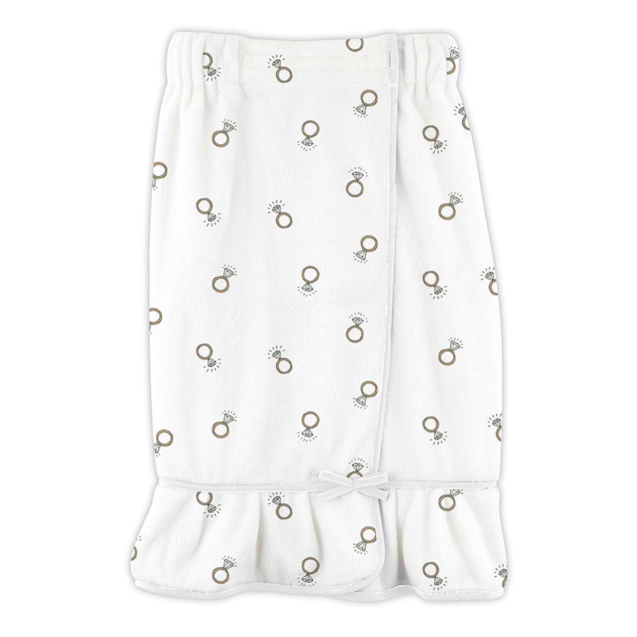 Spa Wrap - White Bridal Rings