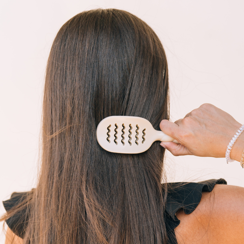 Mini Vented Brush - Tan
