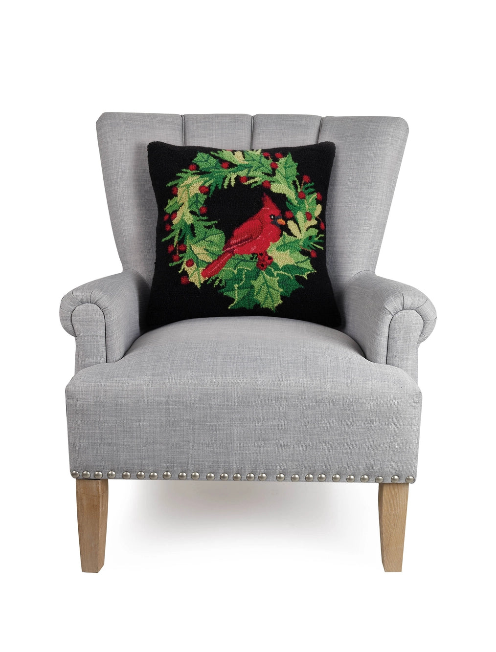 Cardinal Joy Hook Pillow