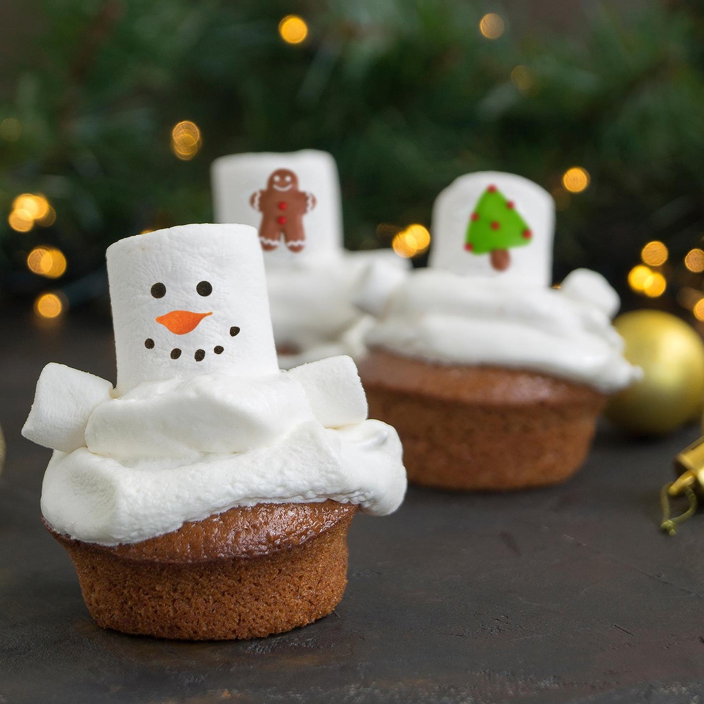 Snowman Marshmallow Candy in Gift Bag