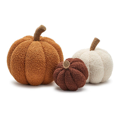 Soft Plush Shearling Pumpkins