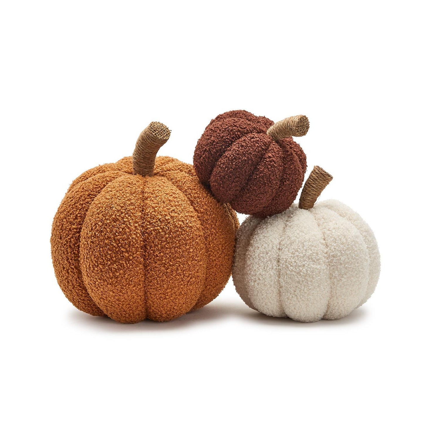 Soft Plush Shearling Pumpkins