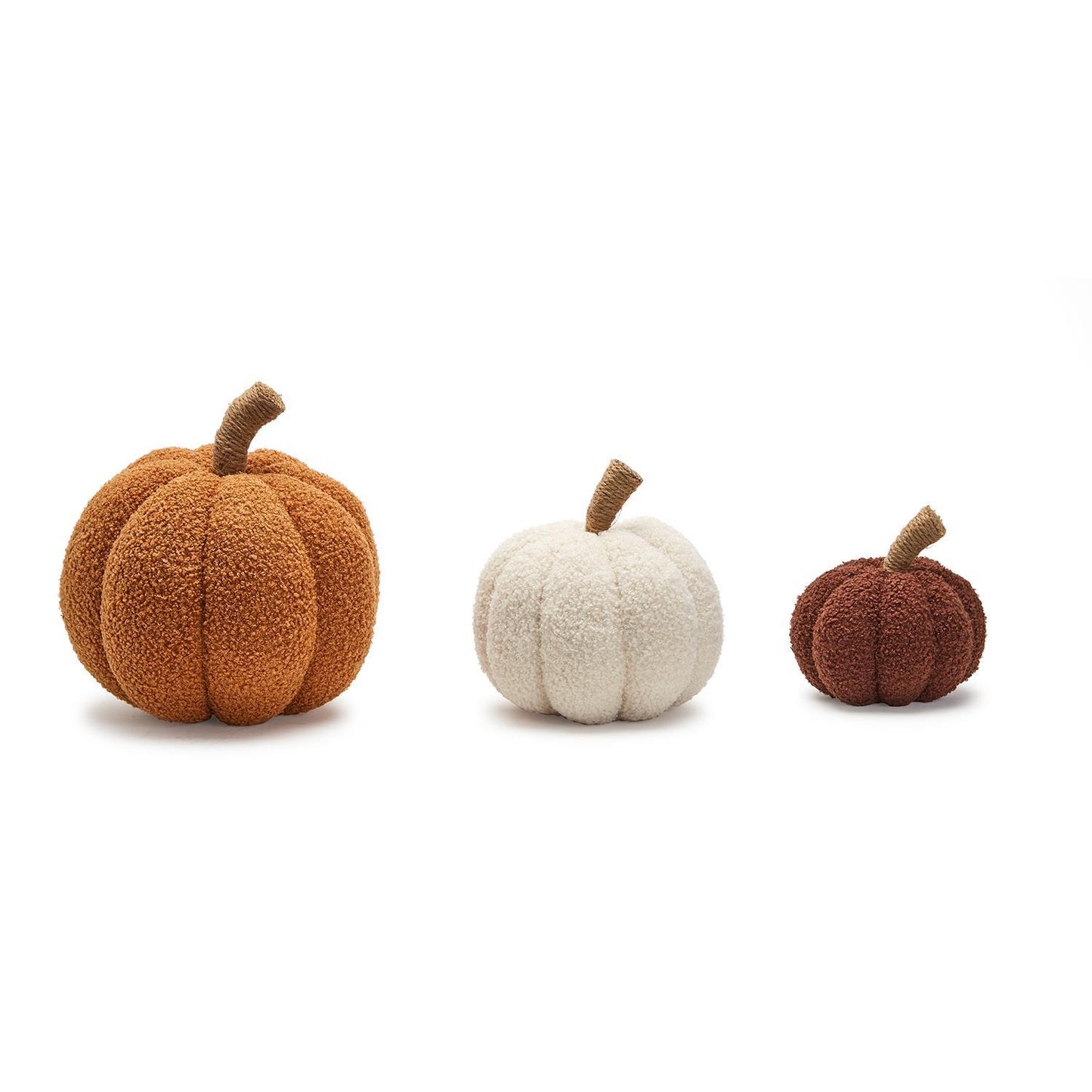 Soft Plush Shearling Pumpkins