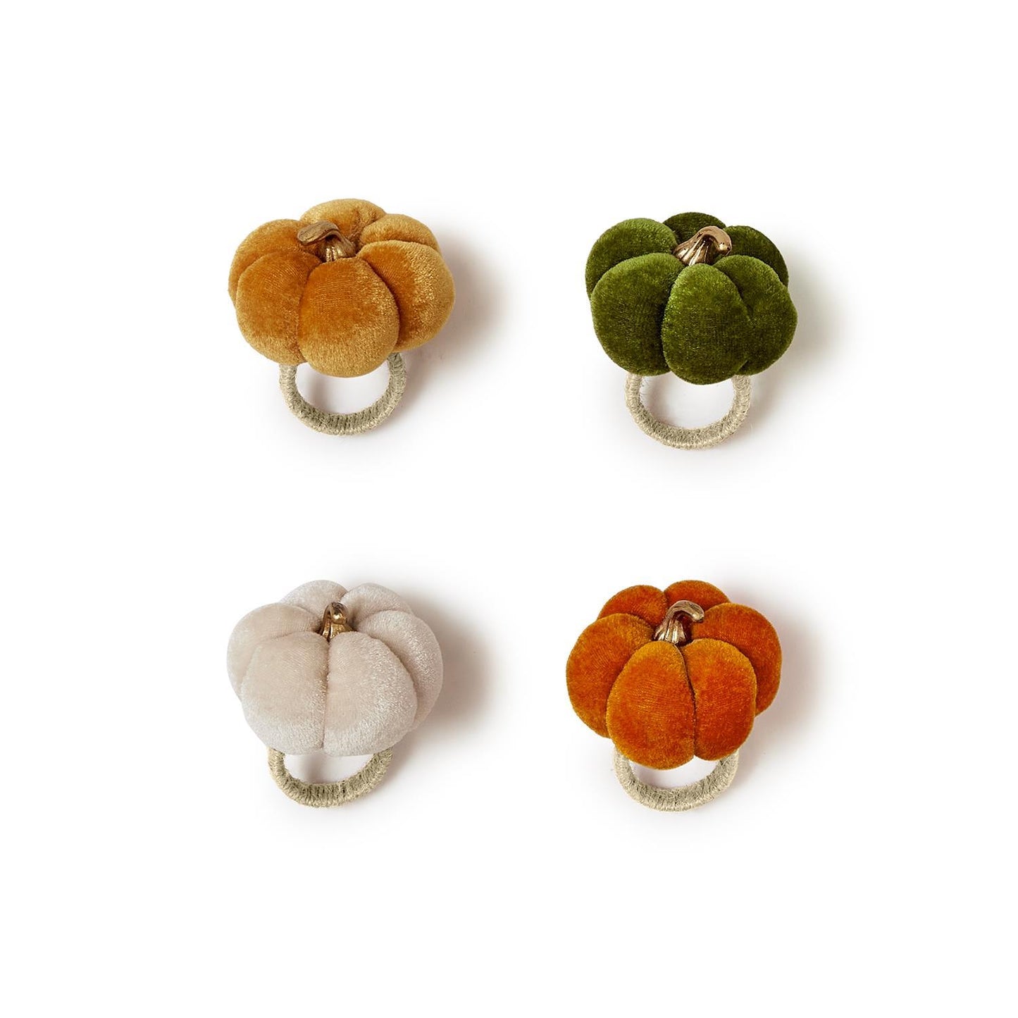 Velvet Pumpkin Napkin Ring