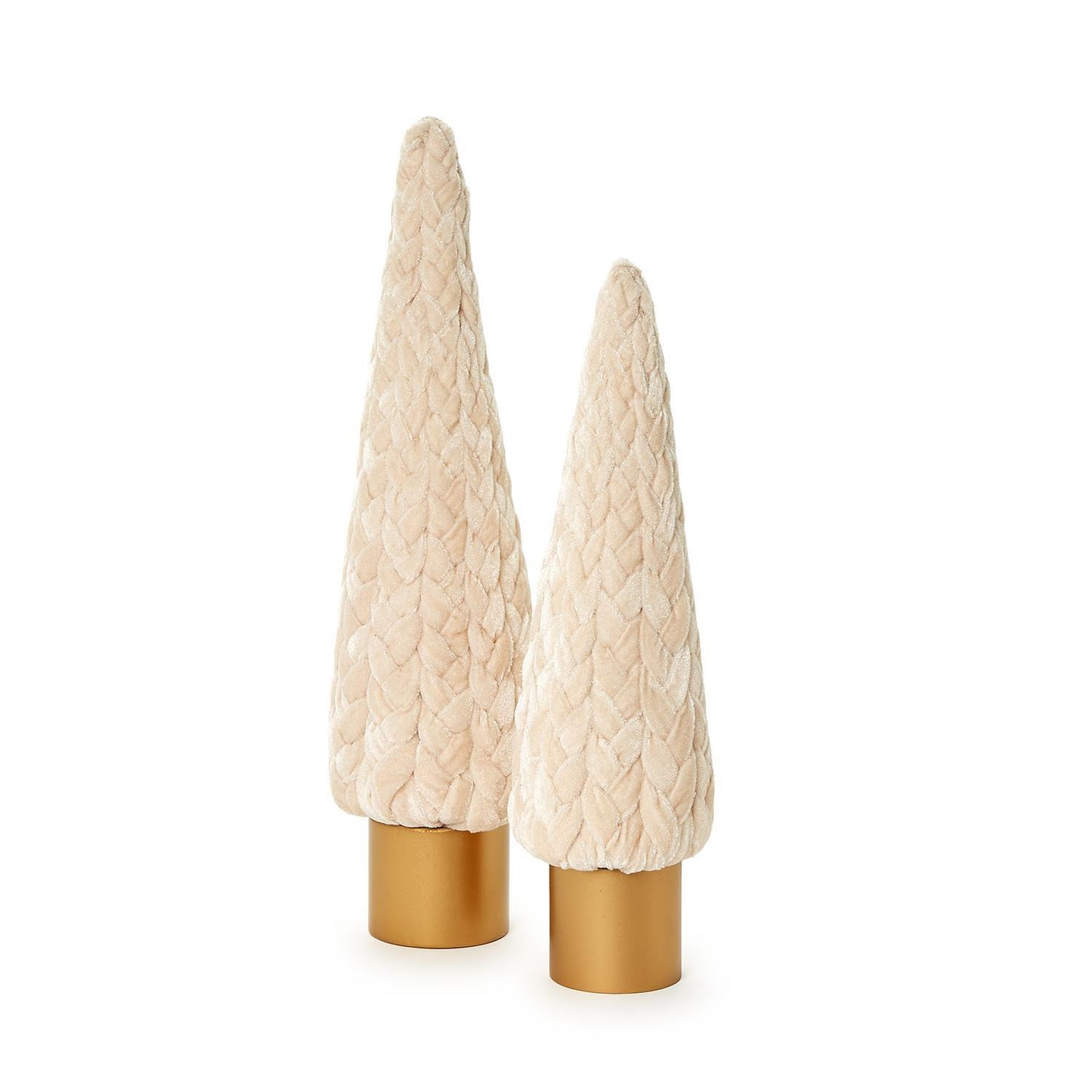 Braided Velvet Trees with Wooden Base (*Multiple Sizes + Colors*)