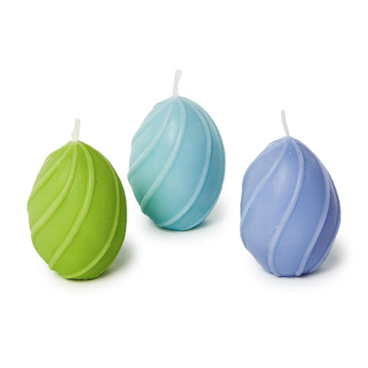 Egg Candles in Egg Crate, Set of 6