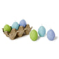 Egg Candles in Egg Crate, Set of 6