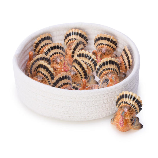 Hand-Painted Turkey Figurine