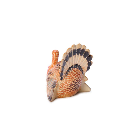 Hand-Painted Turkey Figurine
