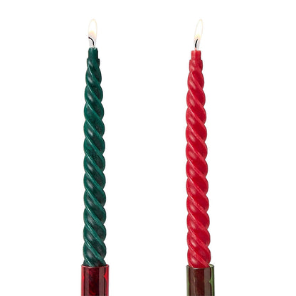 Twist and Glow Set of 2 Twist Taper Candles