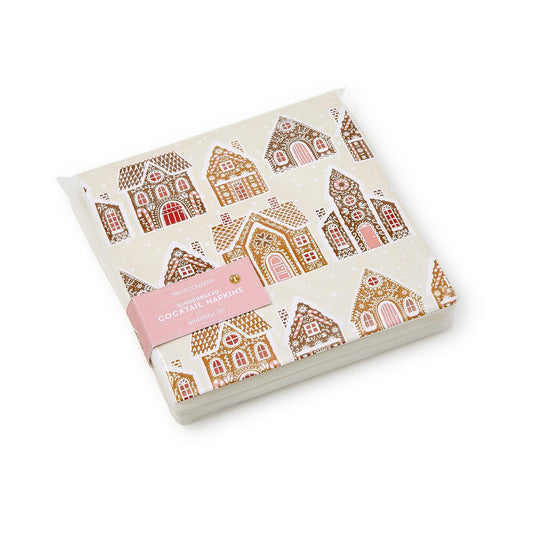 Pink Gingerbread 3-Ply Paper Napkin