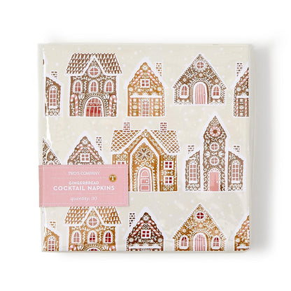 Pink Gingerbread 3-Ply Paper Napkin