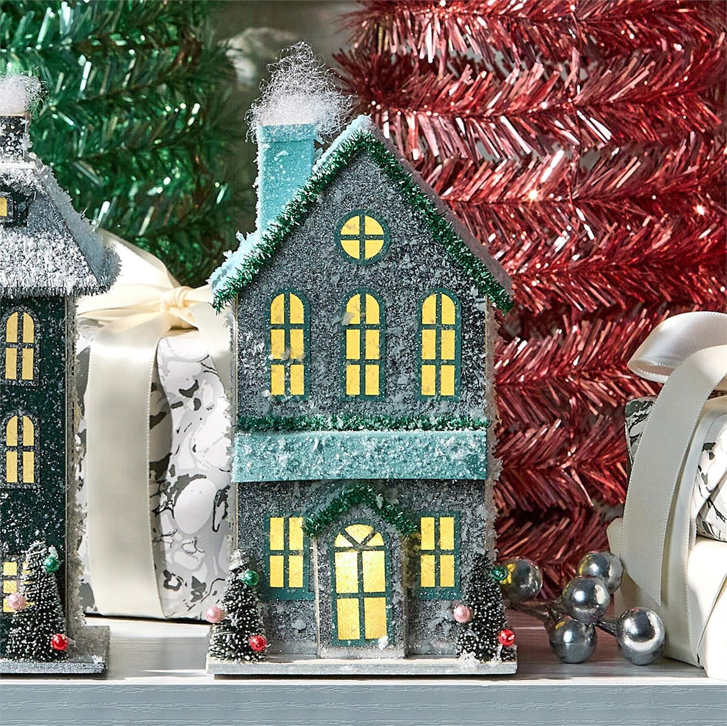 Light Up Holiday Snowy House (*3 Designs*)