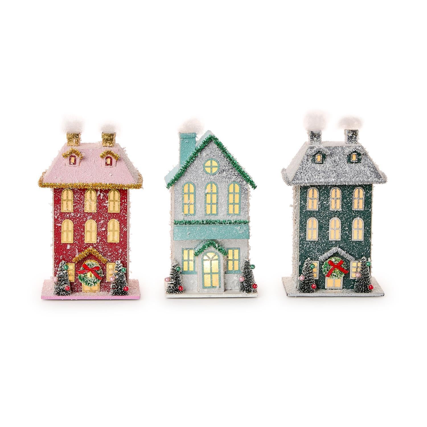 Light Up Holiday Snowy House - Thumbnail 2