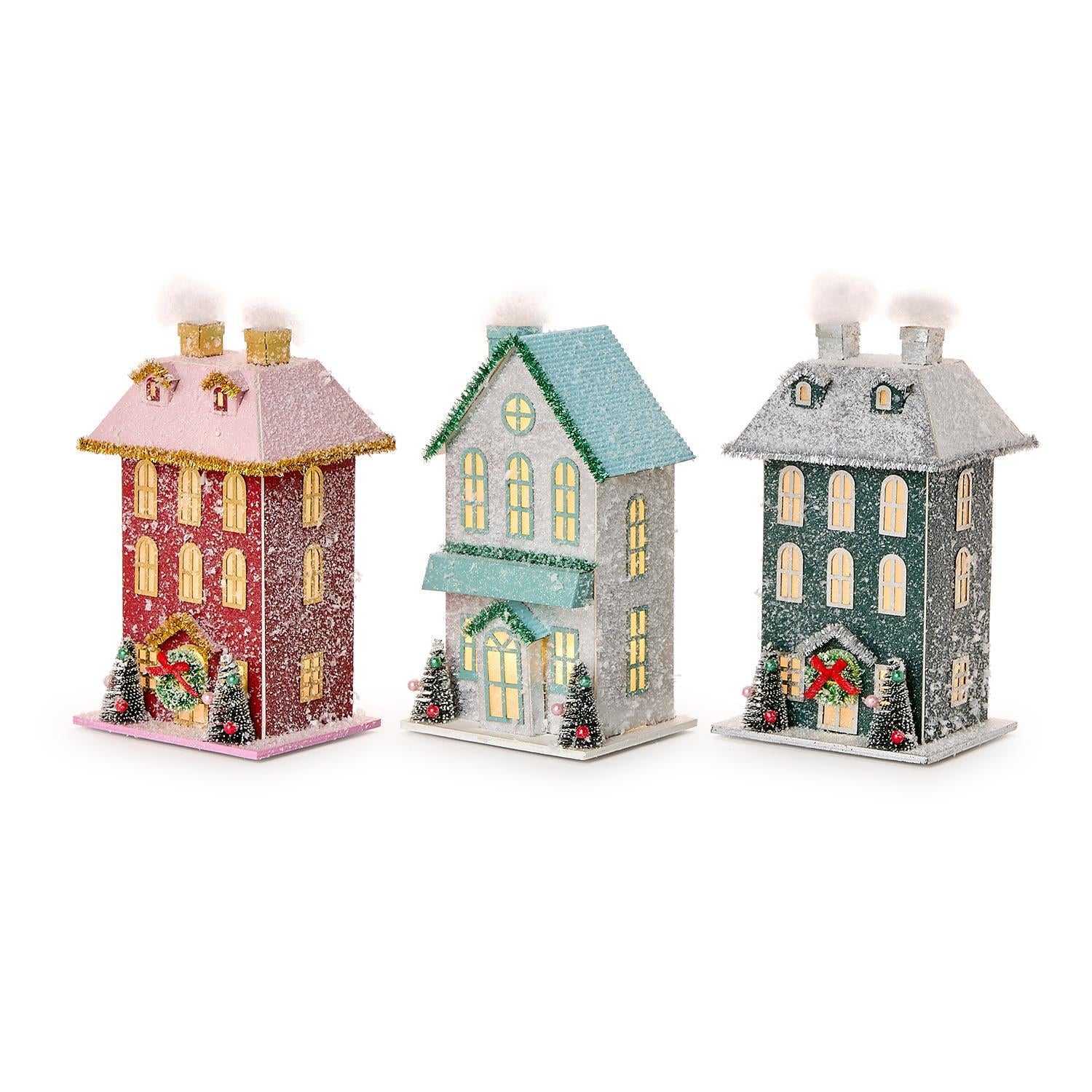 Light Up Holiday Snowy House - Thumbnail 5