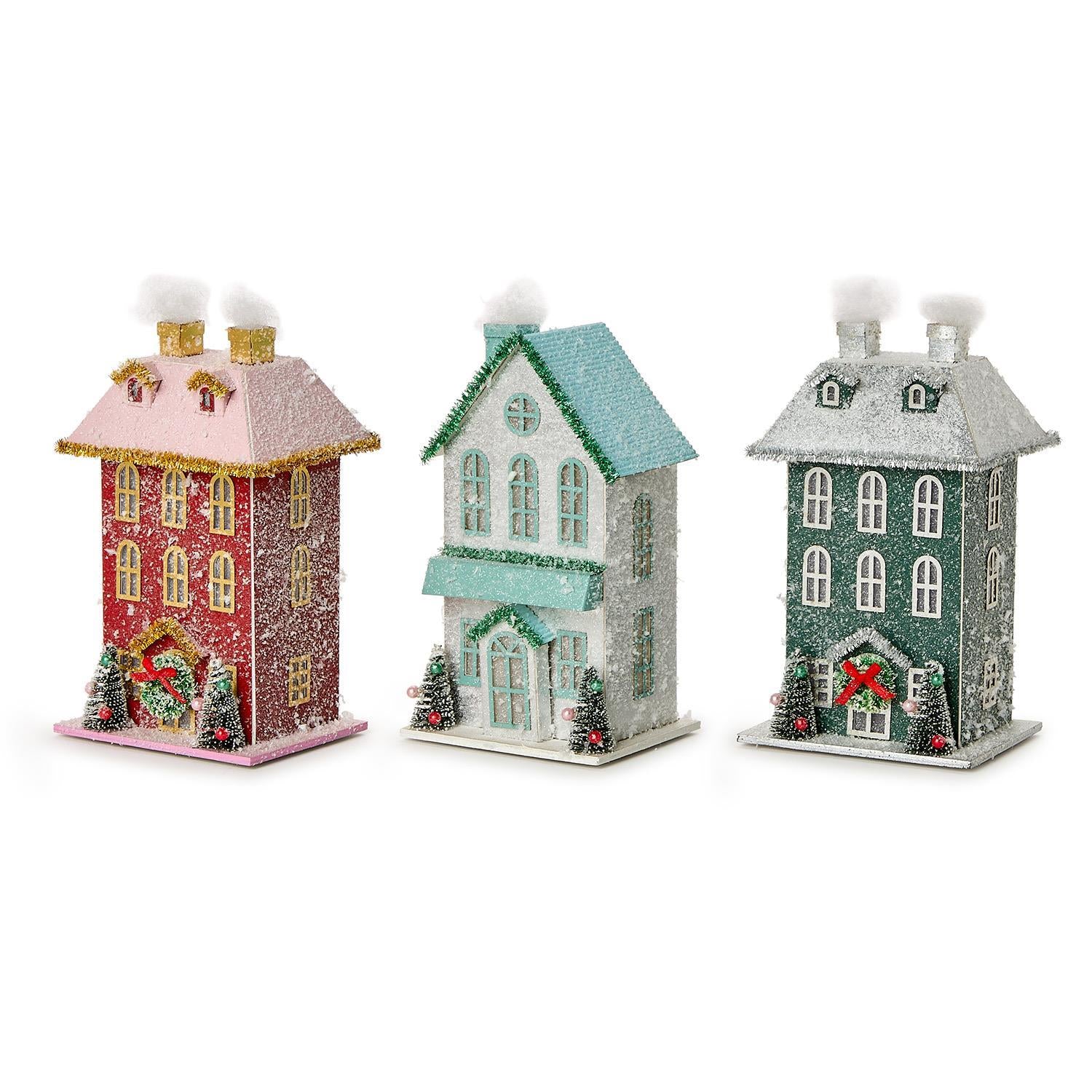 Light Up Holiday Snowy House