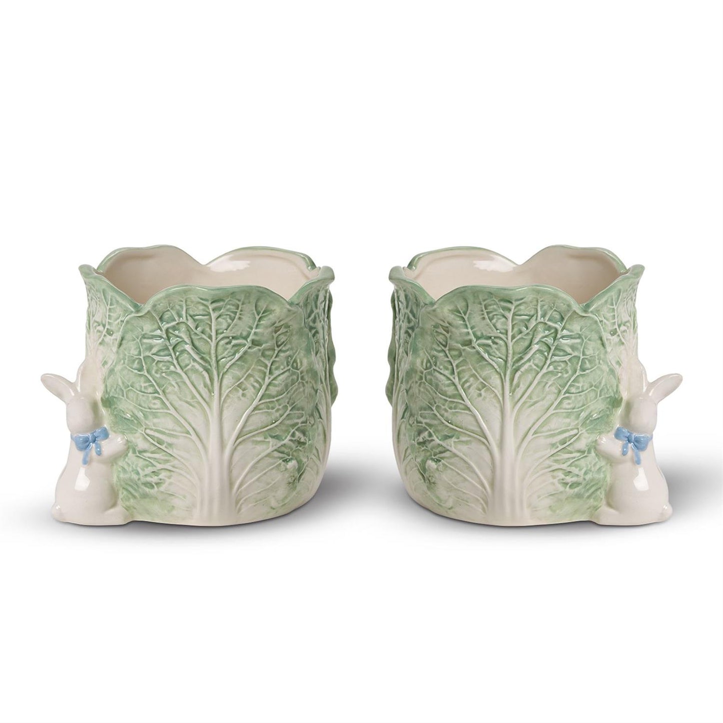 Cabbage and Bunny Cachepots / Planters