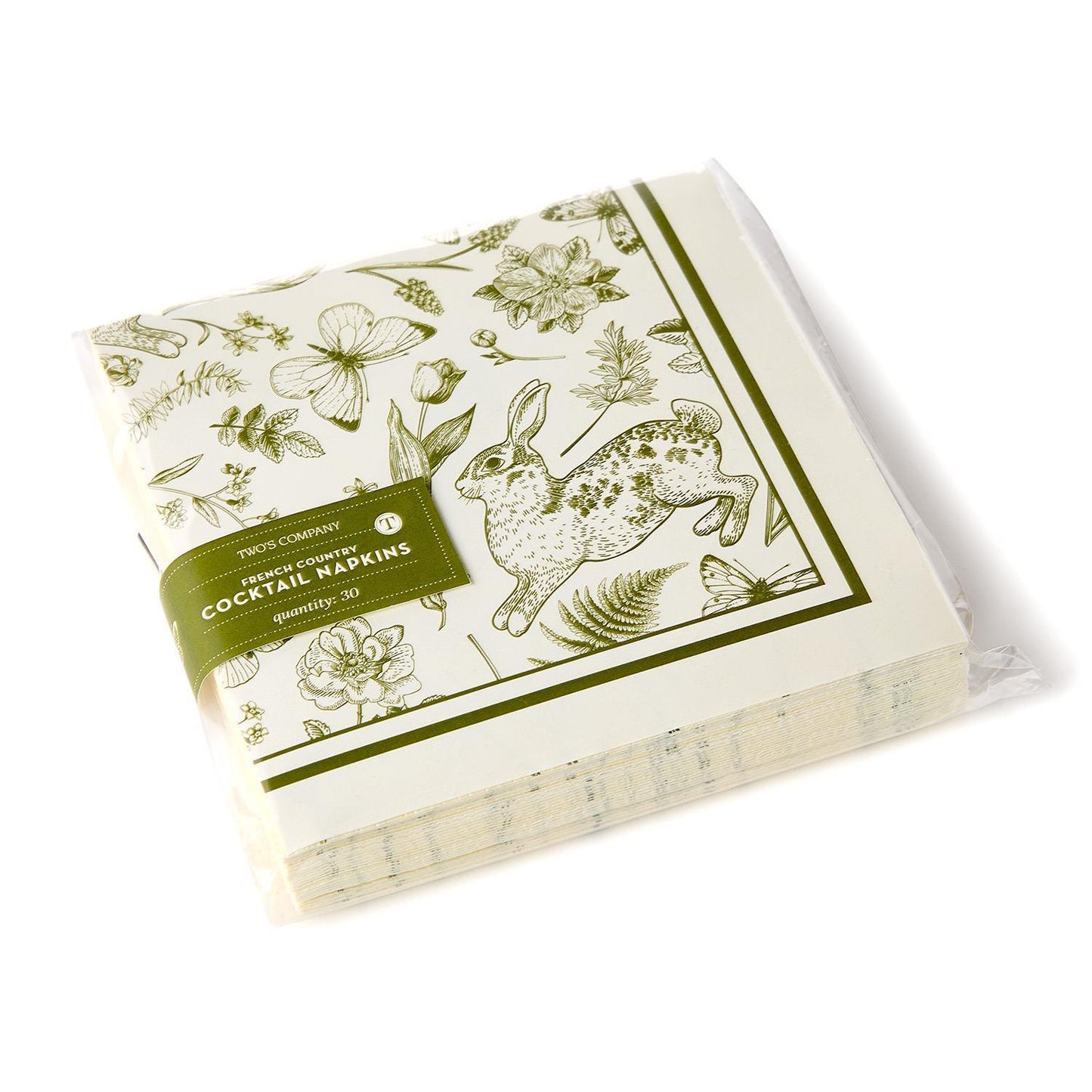 French Country 3-Ply Paper Cocktail Napkin