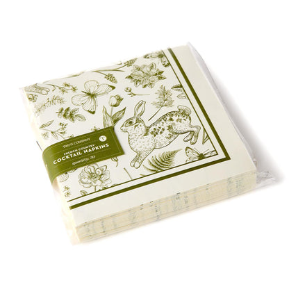 French Country 3-Ply Paper Cocktail Napkin
