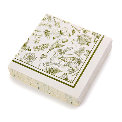 French Country 3-Ply Paper Cocktail Napkin