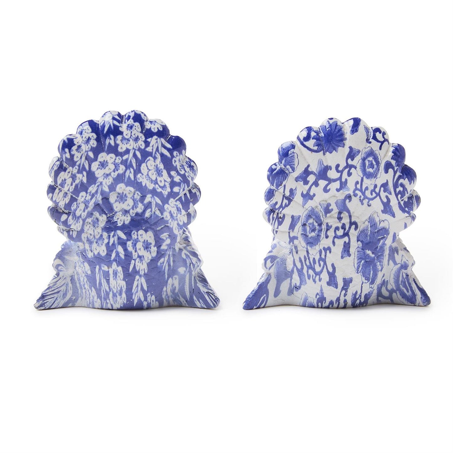 Blue & White Hand-Painted Turkey